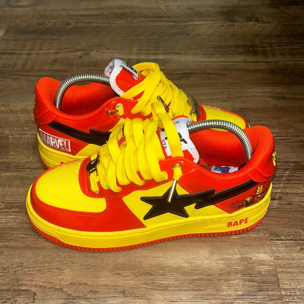 Brand: Nike, Size: 8, Color: Red and Yellow, Condition: New